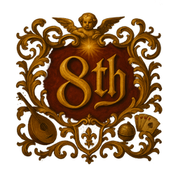 8th logo